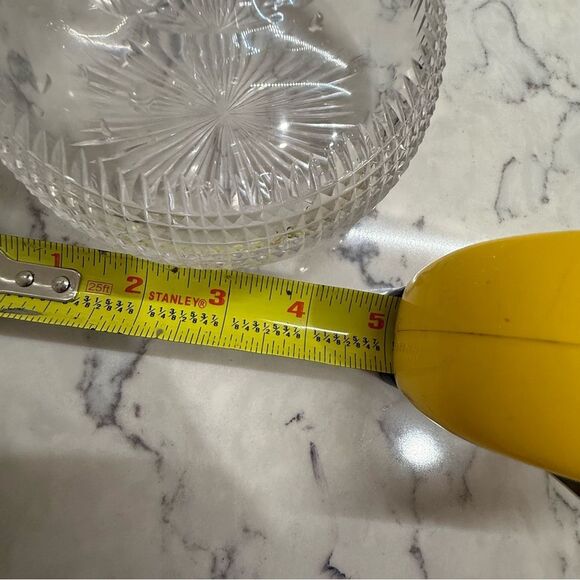 Elegant Clear Glass Vase "baccarat style" - Picture 11 of 11